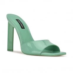 Nine West Y2K Revival Haveit Heeled Slide Sandals