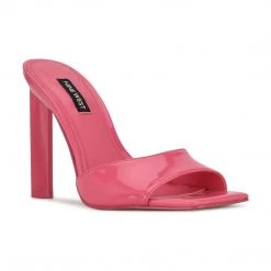 Nine West Haveit Heeled Slide Sandals Color Pop