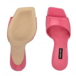 Nine West Haveit Heeled Slide Sandals Color Pop