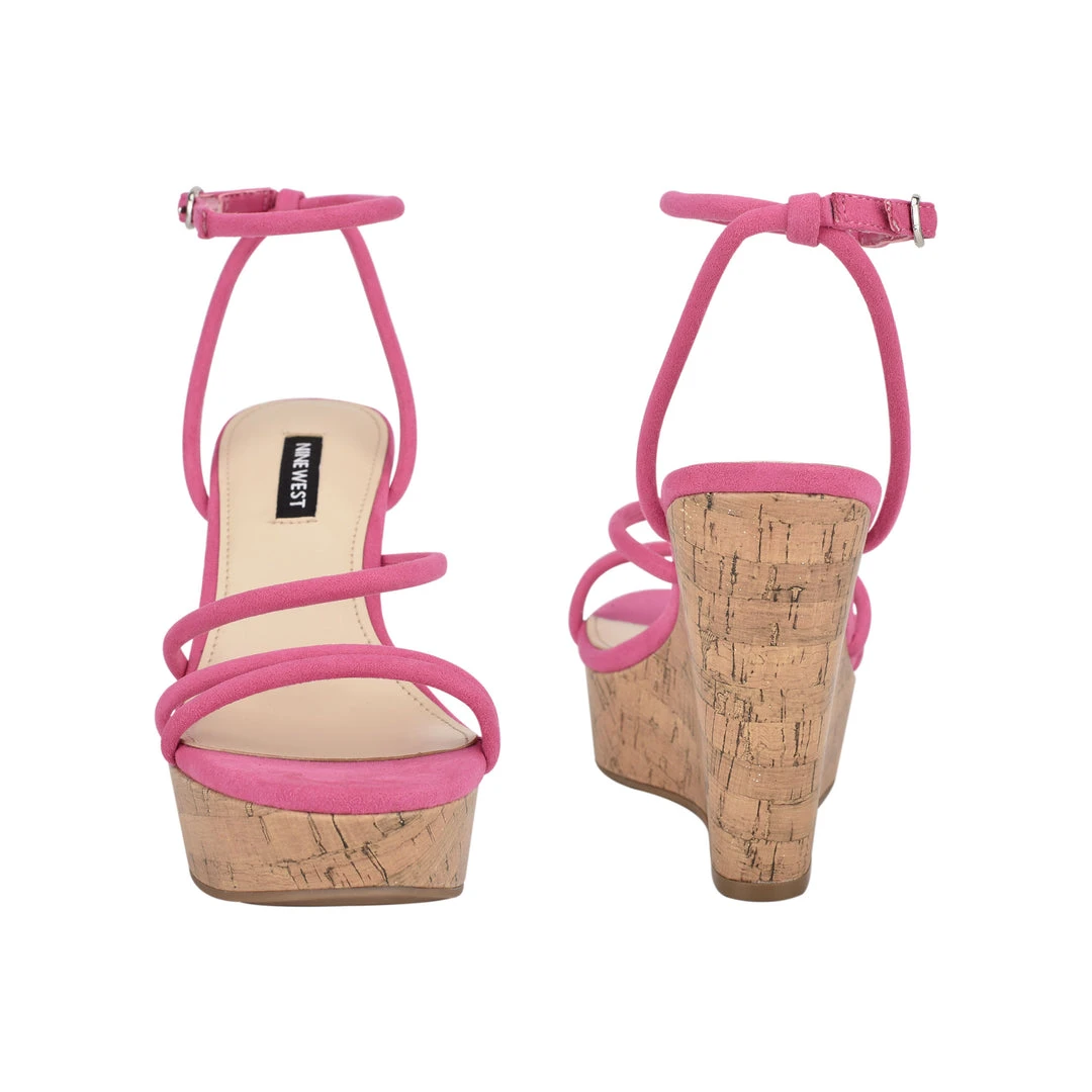 Nine West Lace It Up Havi Ankle Wrap Cork Wedge Sandals Nine West Lace It Up Havi Ankle Wrap Cork Wedge Sandals