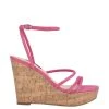 Nine West Lace It Up Havi Ankle Wrap Cork Wedge Sandals 1 Nine West Lace It Up Havi Ankle Wrap Cork Wedge Sandals