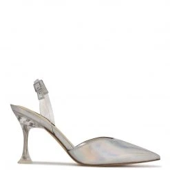 Nine West Y2K Revival Heat Pointy Toe Heeled Slingbacks