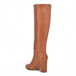 Nine West Hiya Wide Calf Heeled Boots Shoes