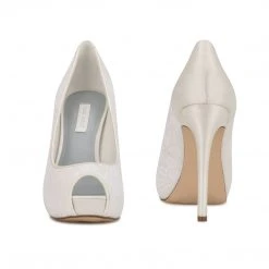 Nine West Hizzia Peep Toe Platform Pumps Bridal