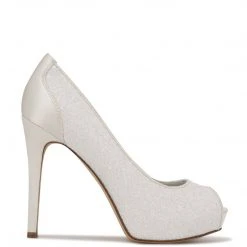 Nine West Hizzia Peep Toe Platform Pumps Bridal