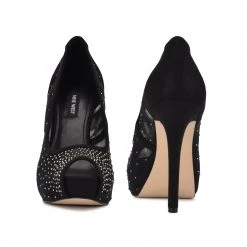 Nine West High Impact Platforms Hizzie Peep Toe Platform Pumps