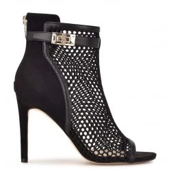 Nine West Ididit Mesh Peep Toe Booties