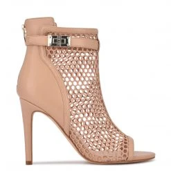 Nine West Shoes Ididit Mesh Peep Toe Booties