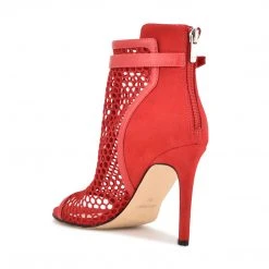 Nine West Ididit Mesh Peep Toe Booties Color Pop