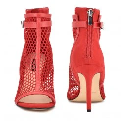Nine West Ididit Mesh Peep Toe Booties Color Pop