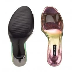 Nine West Ido Heeled Slide Sandals