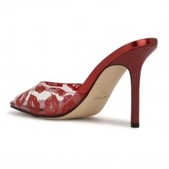 Nine West Ido Heeled Slide Sandals Color Pop