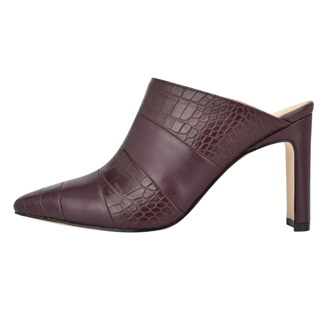 Nine West Color Pop Iella Heeled Mules 6 Nine West Color Pop Iella Heeled Mules