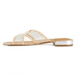 Nine West Mules & Slides Ieni Flat Slide Sandals 11 Nine West Mules & Slides Ieni Flat Slide Sandals