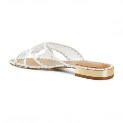 Nine West Ieni Flat Slide Sandals Mules & Slides