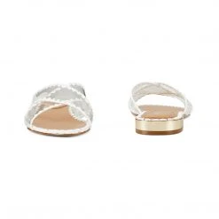 Nine West Ieni Flat Slide Sandals Mules & Slides