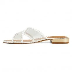 Nine West Ieni Flat Slide Sandals Mules & Slides