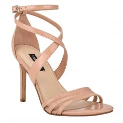Nine West Heels Ilov Strappy Dress Sandals 8 Nine West Heels Ilov Strappy Dress Sandals