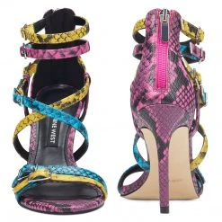 Nine West Imani Strappy Dress Sandals Color Pop