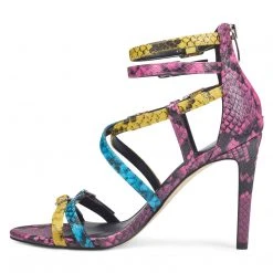 Nine West Imani Strappy Dress Sandals Color Pop