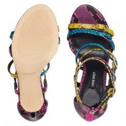 Nine West Imani Strappy Dress Sandals Color Pop