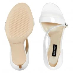 Nine West Heel Appeal Imprint Open Toe Pump