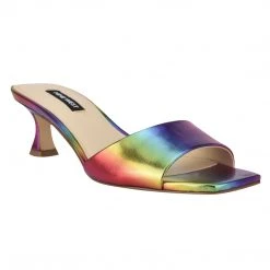 Nine West Indra Heeled Slide Sandals