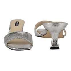 Nine West Indra Heeled Slide Sandals Heel Appeal