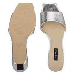 Nine West Indra Heeled Slide Sandals Heel Appeal