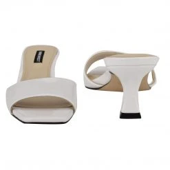 Nine West Indra Heeled Slide Sandals Heel Appeal 5 Nine West Indra Heeled Slide Sandals Heel Appeal