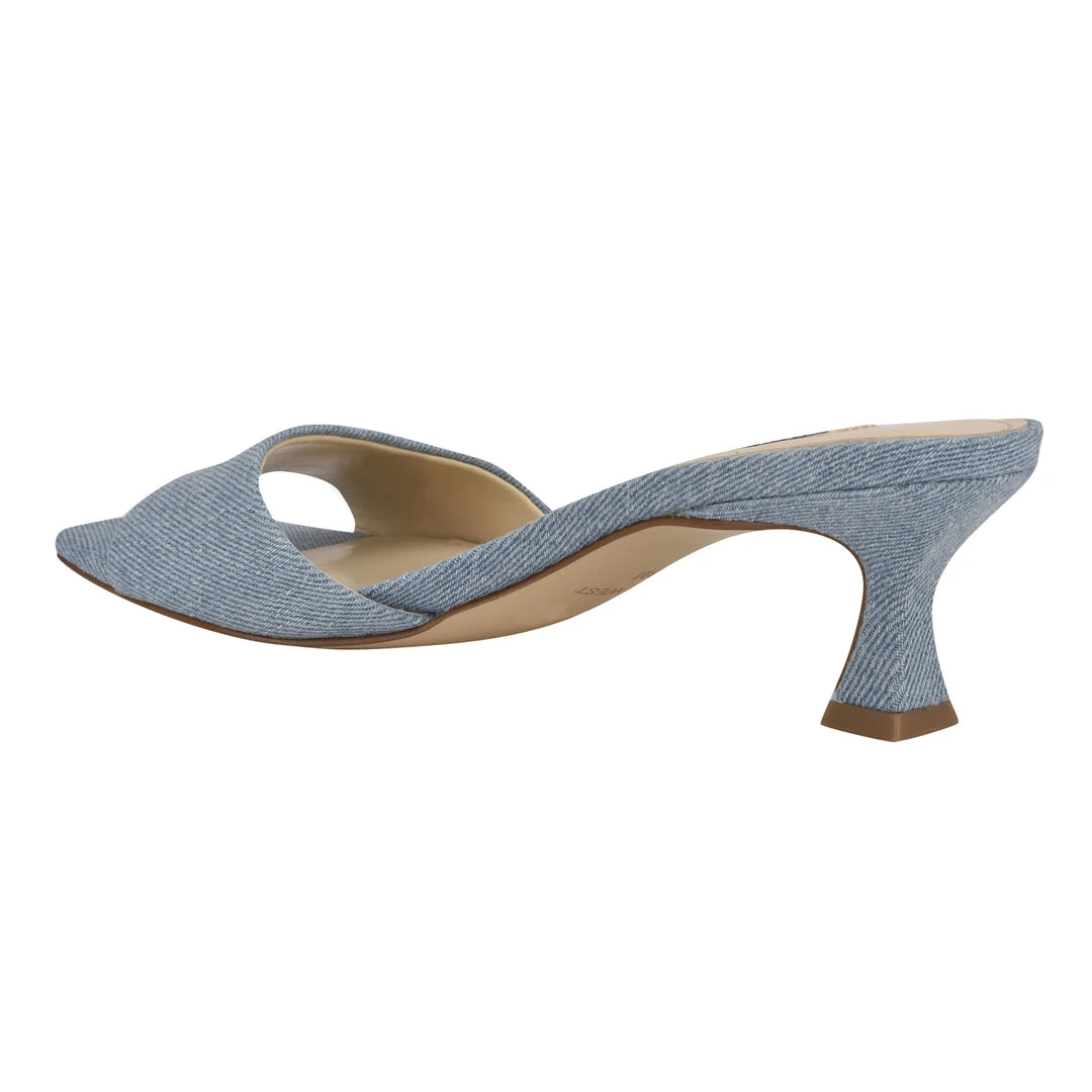 Nine West Indra Heeled Slide Sandals 5 Nine West Indra Heeled Slide Sandals