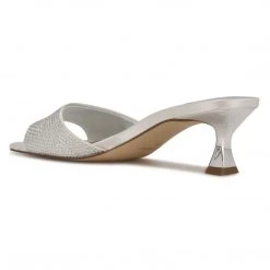 Nine West Indra Heeled Slide Sandals Bridal