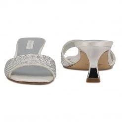 Nine West Indra Heeled Slide Sandals Bridal