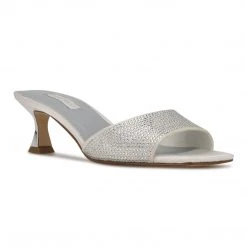 Nine West Indra Heeled Slide Sandals Bridal