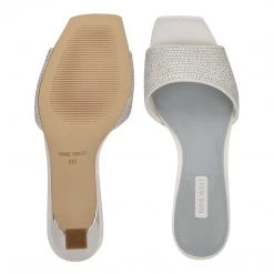 Nine West Indra Heeled Slide Sandals Bridal