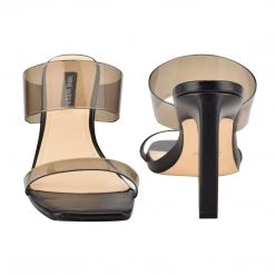 Nine West Heel Appeal Instaa Heeled Slide Sandals 5 Nine West Heel Appeal Instaa Heeled Slide Sandals