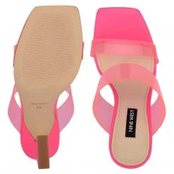 Nine West Color Pop Instaa Heeled Slide Sandals