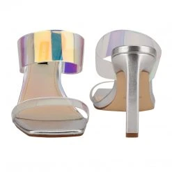 Nine West In The Clear Instaa Heeled Slide Sandals