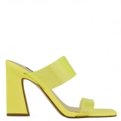 Nine West Instaa Heeled Slide Sandals Color Pop