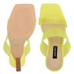 Nine West Instaa Heeled Slide Sandals Color Pop