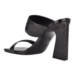 Nine West Instaa Heeled Slide Sandals Heel Appeal