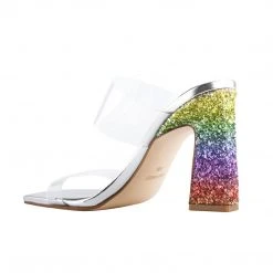 Nine West Color Pop Instaa Heeled Slide Sandals