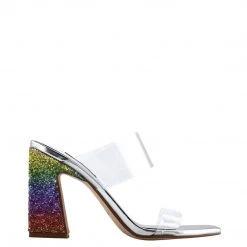 Nine West Color Pop Instaa Heeled Slide Sandals