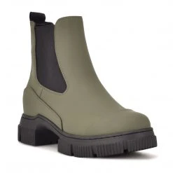 Nine West Iola Chelsea Lug Sole Booties Shoes