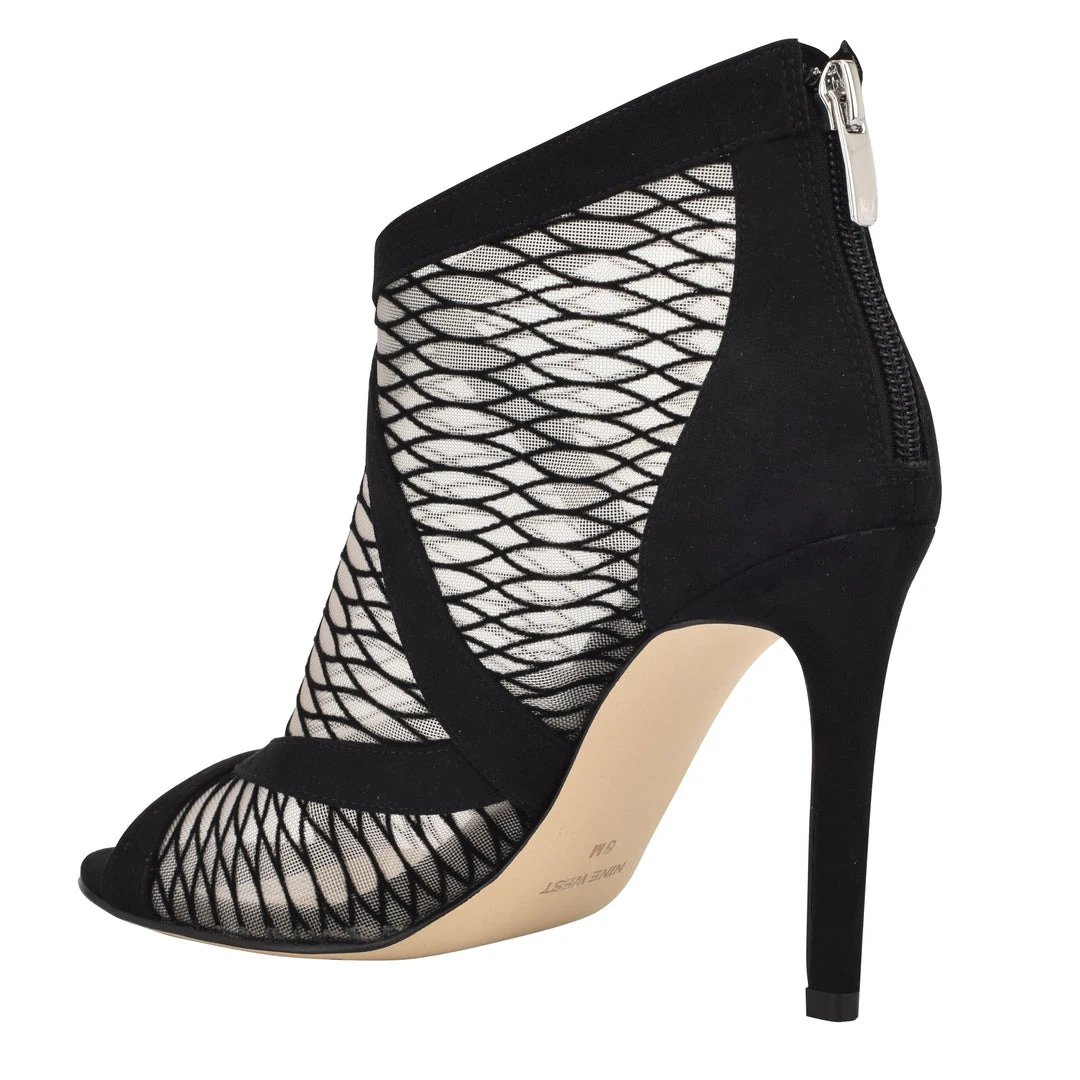 Nine West Ira Mesh Peep Toe Booties Boots & Booties 5 Nine West Ira Mesh Peep Toe Booties Boots & Booties