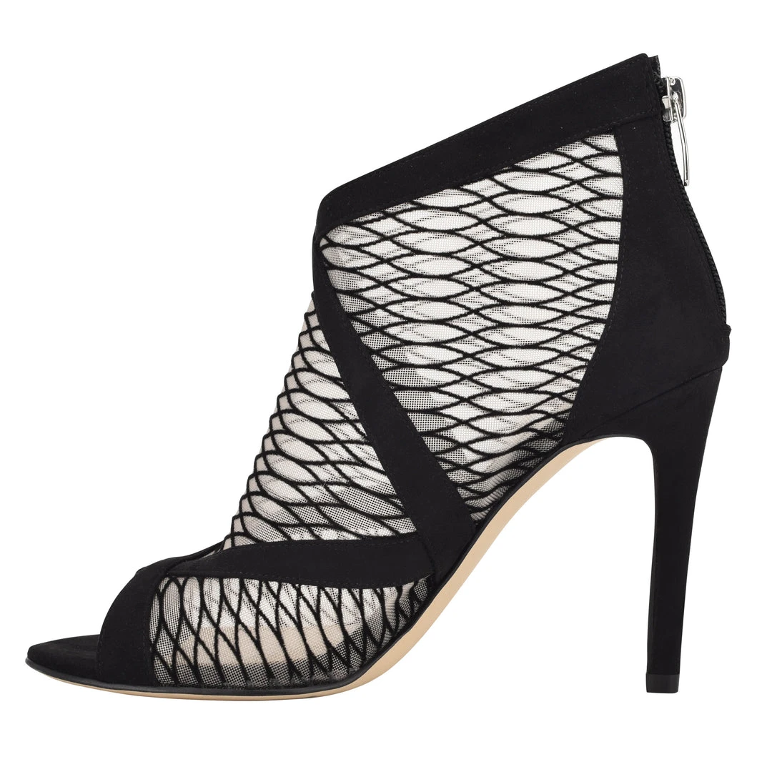 Nine West Ira Mesh Peep Toe Booties Boots & Booties 6 Nine West Ira Mesh Peep Toe Booties Boots & Booties