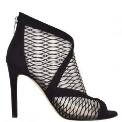 Nine West Ira Mesh Peep Toe Booties Boots & Booties