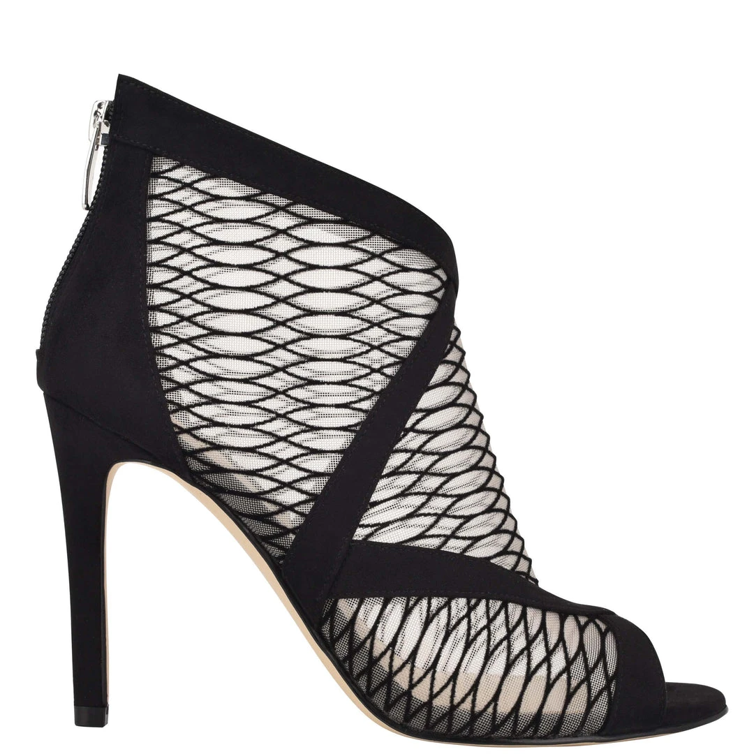 Nine West Ira Mesh Peep Toe Booties Boots & Booties 3 Nine West Ira Mesh Peep Toe Booties Boots & Booties