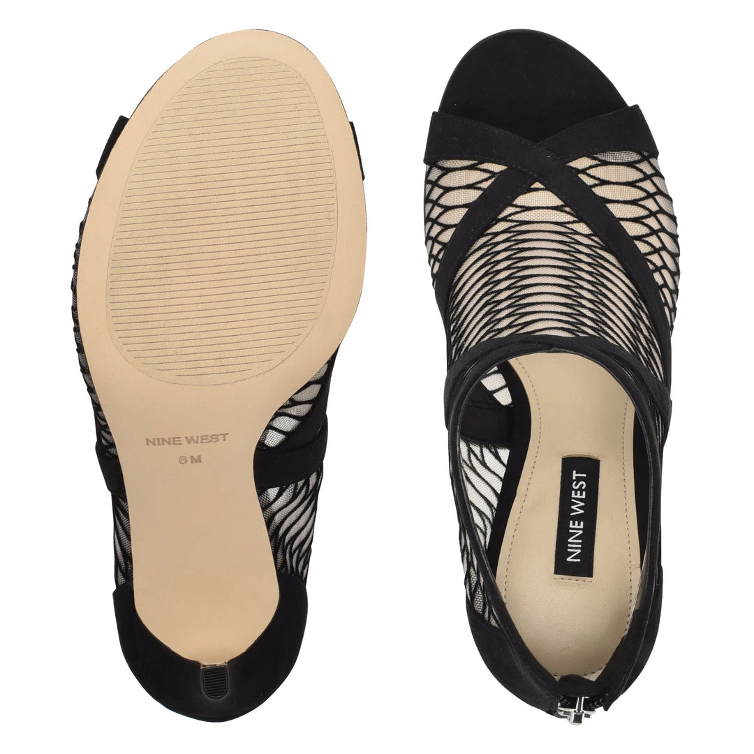 Nine West Ira Mesh Peep Toe Booties Boots & Booties 8 Nine West Ira Mesh Peep Toe Booties Boots & Booties