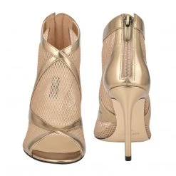 Nine West Ira Mesh Peep Toe Booties 12 Nine West Ira Mesh Peep Toe Booties